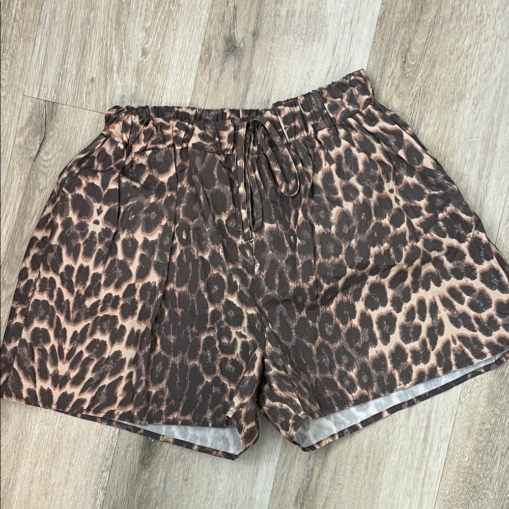 Leopard Print Women's Shorts